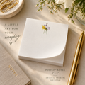 Floral Post-It ® Notes,  3x3 Notes with Original Watercolor Art