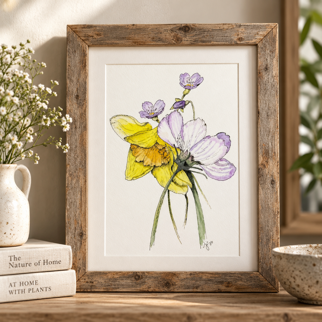 Giclée Floral Fine Art Print, "Spring/Summer