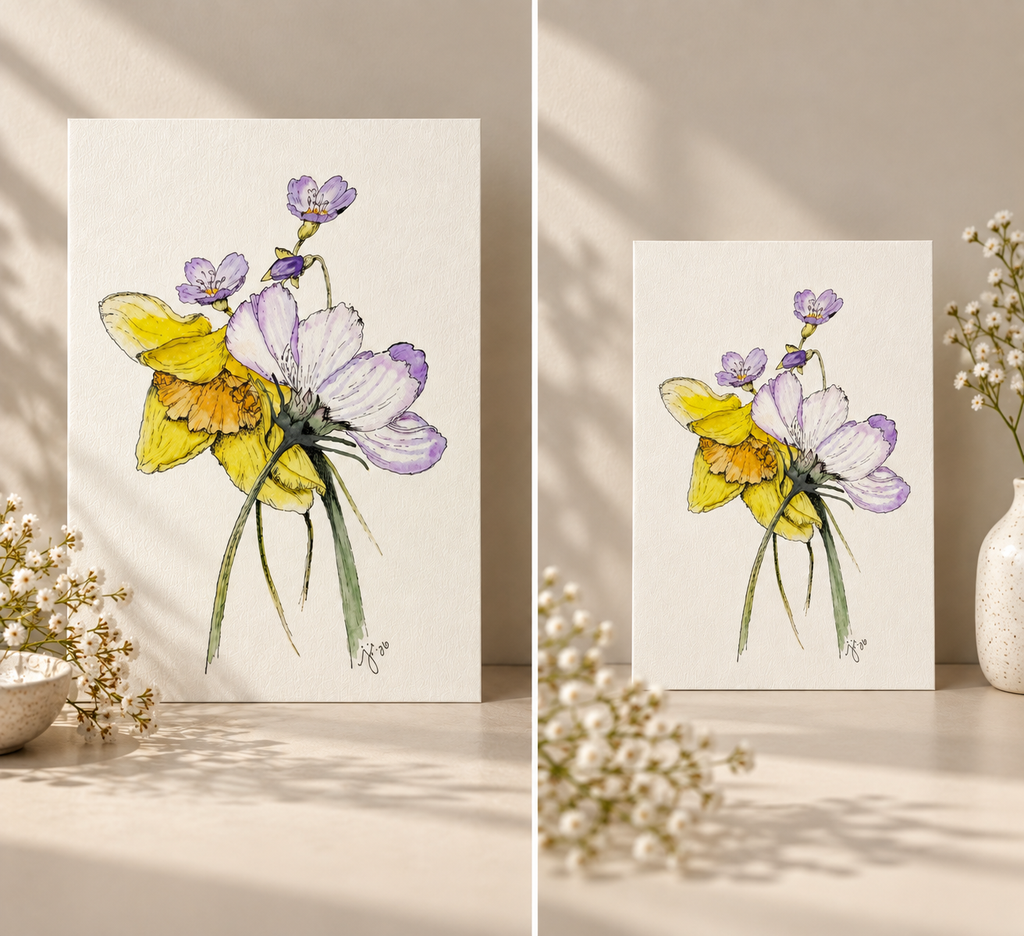 Giclée Floral Fine Art Print, "Spring/Summer