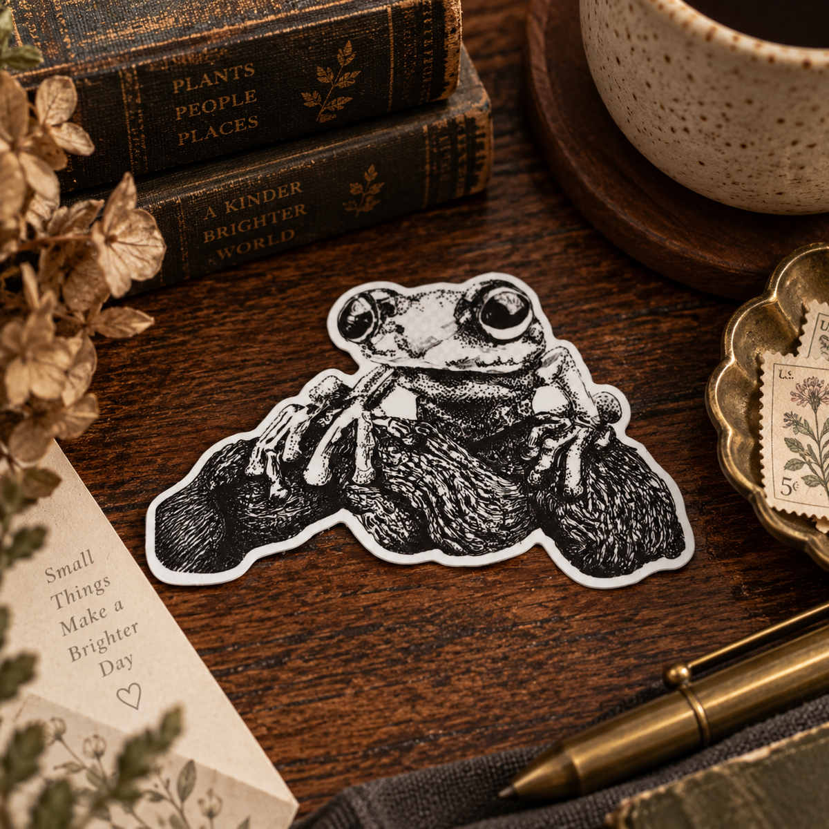Frog Vinyl Sticker