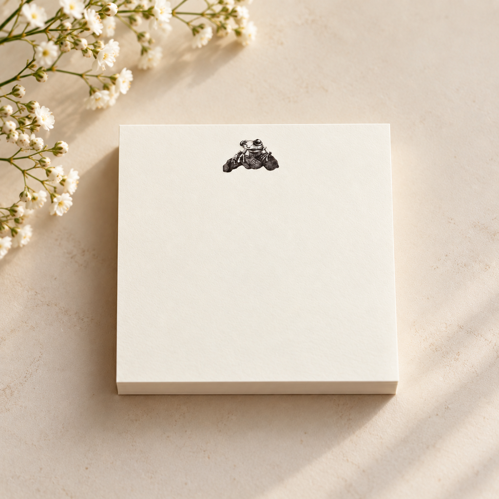 Frog Post-It® Notes, 3x3 Notes with Original Illustration Art