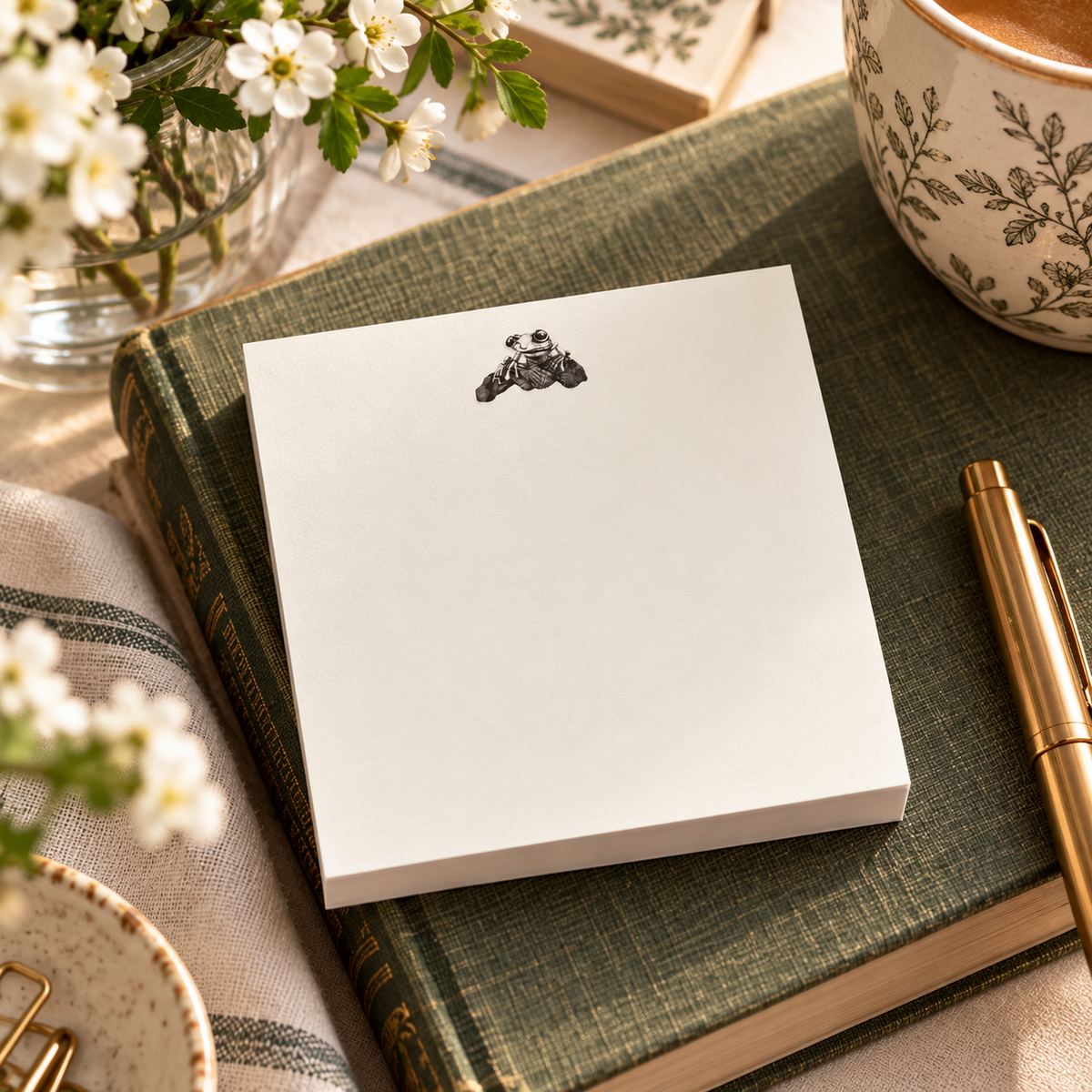 Frog Post-It® Notes, 3x3 Notes with Original Illustration Art