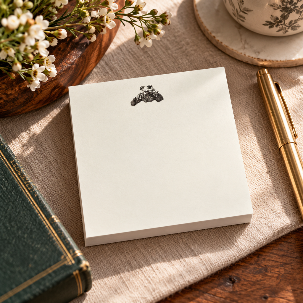 Frog Post-It® Notes, 3x3 Notes with Original Illustration Art